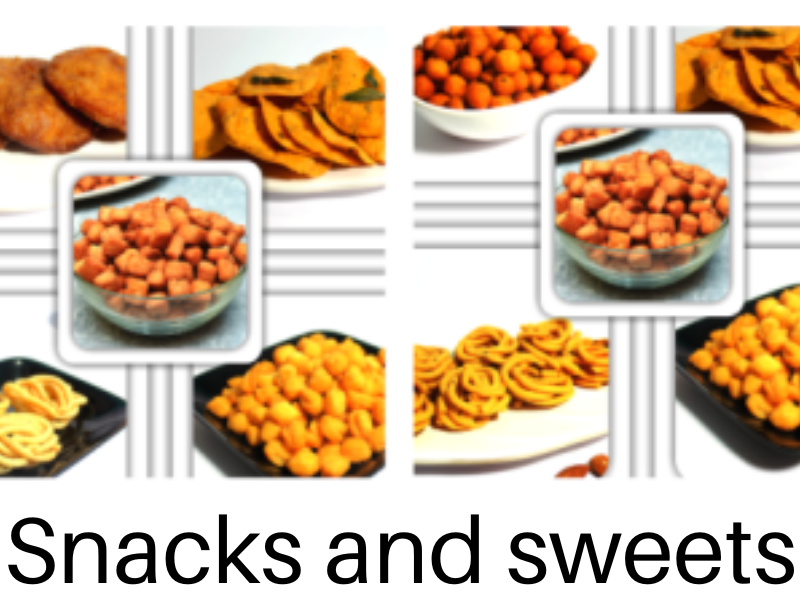 Snacks and sweets